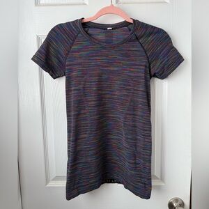 Lululemon short sleeve swiftly love rainbow
